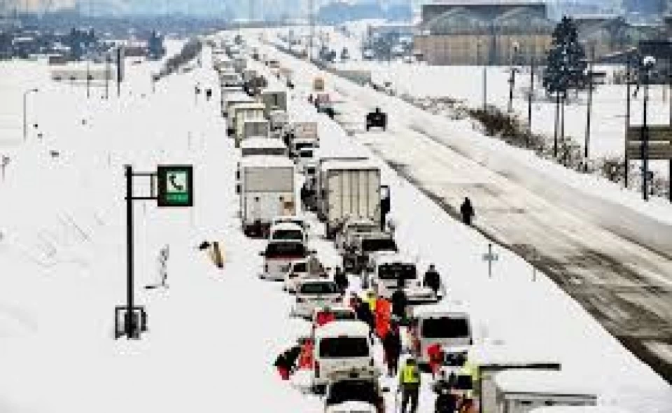 降雪による配送遅延について